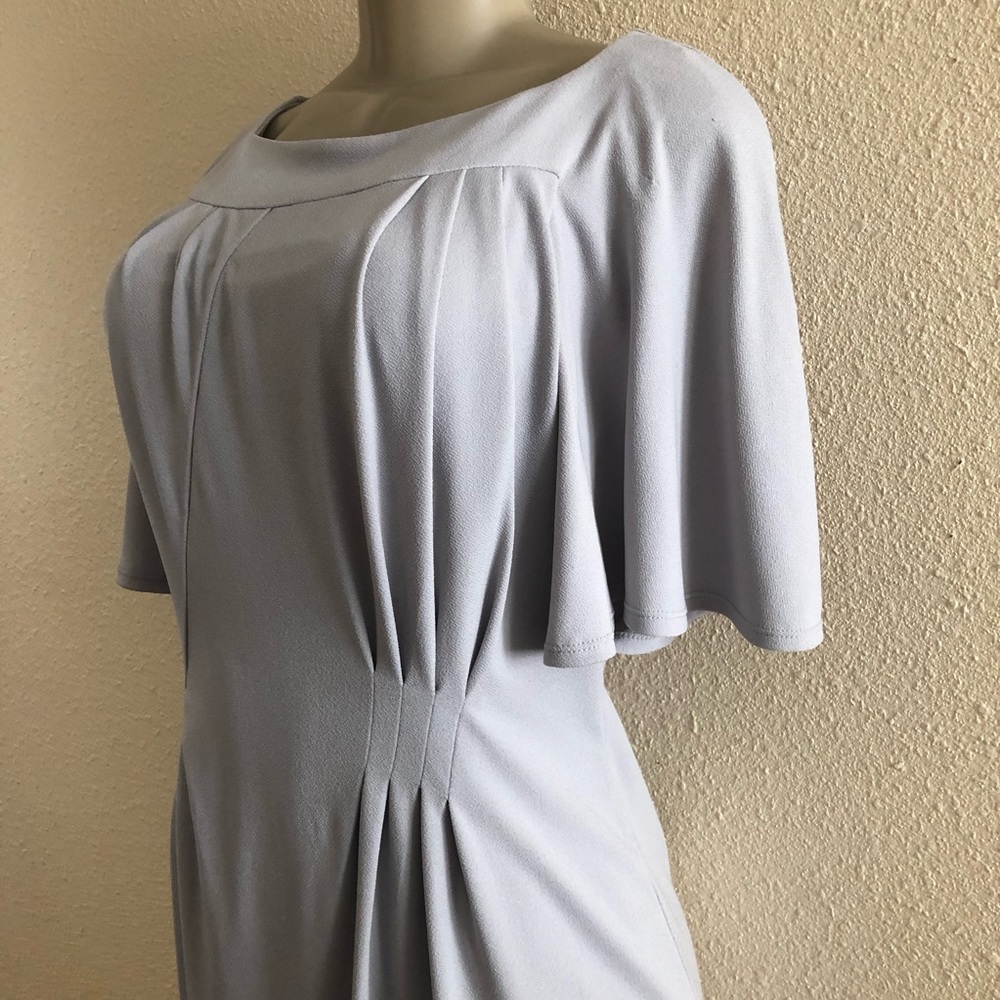Jessica Simpson Semi Formal Light Grey Dress Size S - Picture 5 of 10